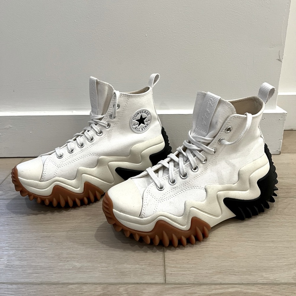 Converse Run Star Motion Hi Canvas Platform Sneakers